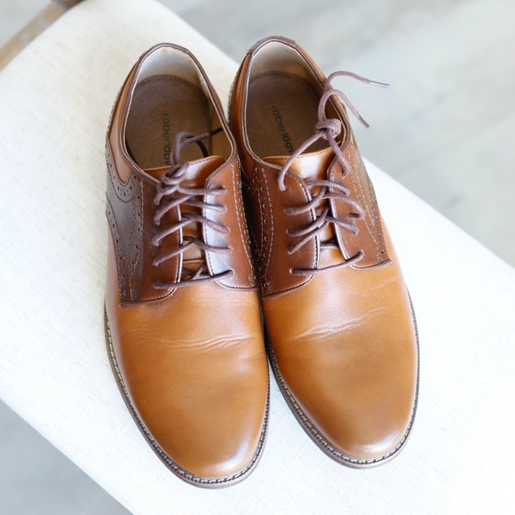 Men\'s Brown Saddle Shoes Robert David Size 10.5 W New Without Box main image 5